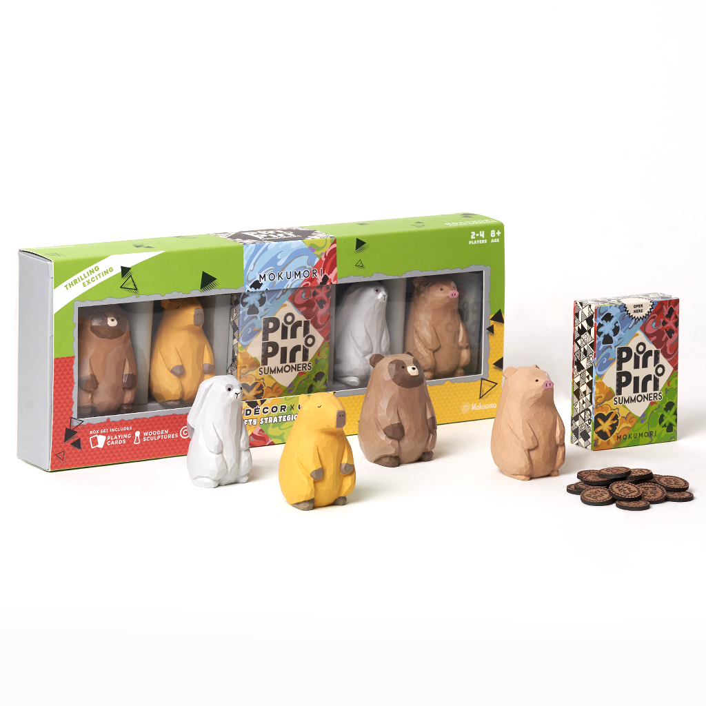 Piri Piri Summoners - Handcrafted Wooden Meeple Strategy Game