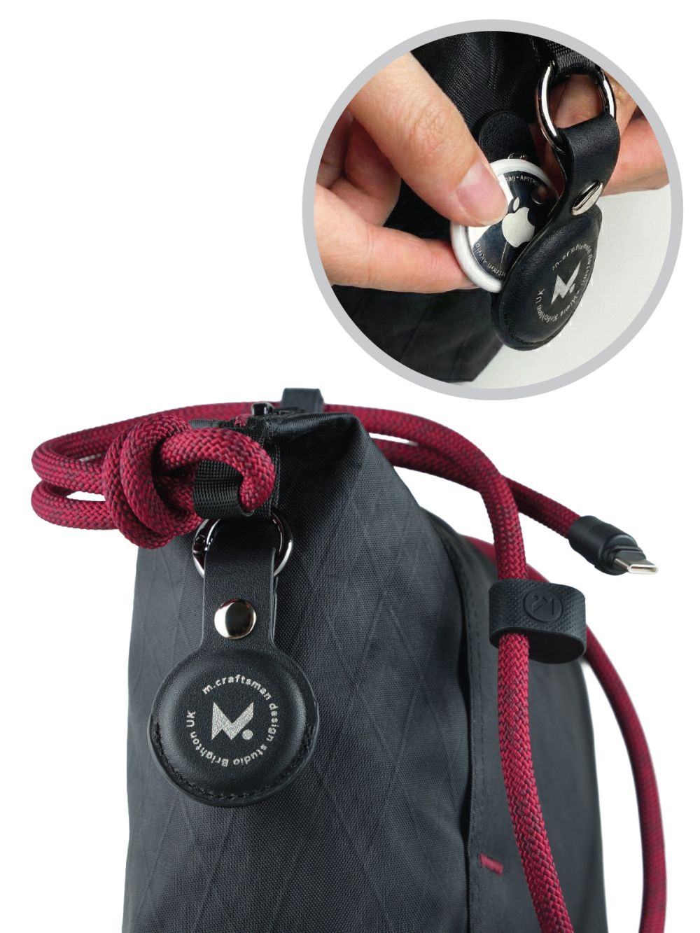 The Bristol Quay Cut Resistant, Black/Red