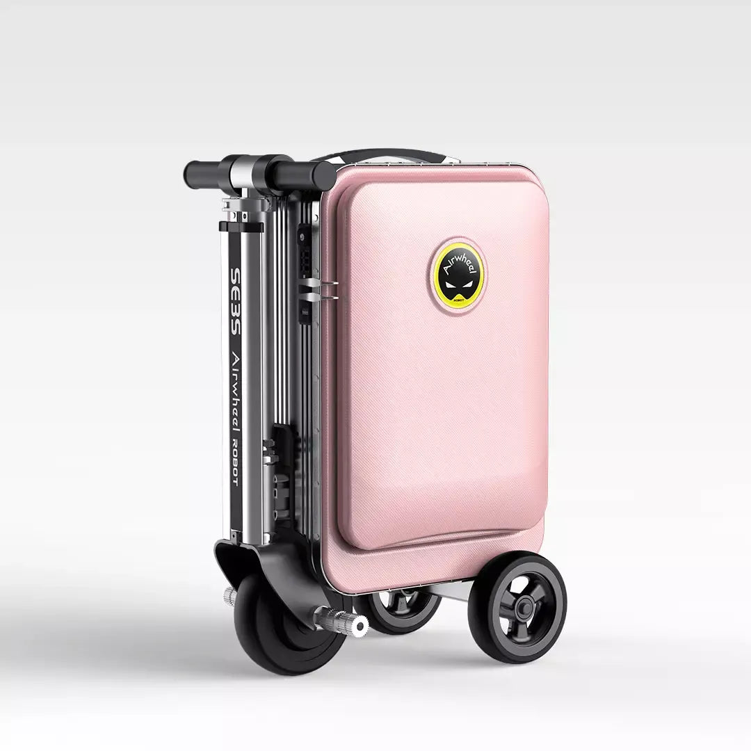 Airwheel SE3S Boardable Smart Riding Suitcase, Pink