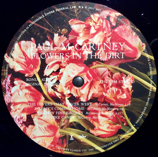Paul McCartney : Flowers In The Dirt (LP, Album, RE, RM, 180 + LP, 180 + Dlx)