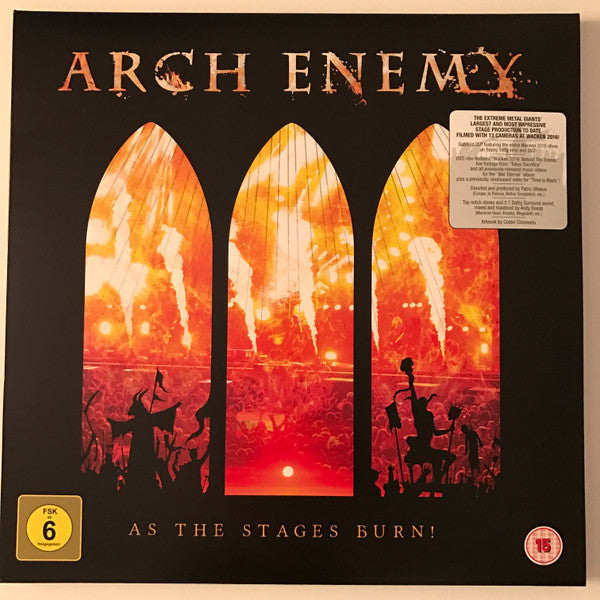 Arch Enemy : As The Stages Burn! (2xLP, Album, Tra + DVD-V + Ltd)