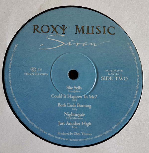 Roxy Music : Siren (LP, Album, RE, RP, Hal)