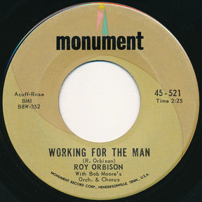 Roy Orbison : Leah / Workin' For The Man (7", Single, RP)