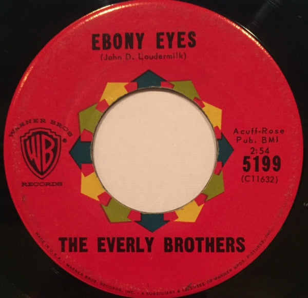 Everly Brothers : Walk Right Back / Ebony Eyes (7")