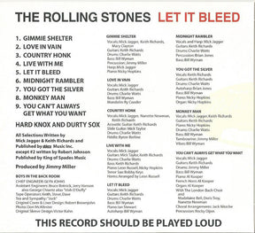 The Rolling Stones : Let It Bleed (SACD, Hybrid, Album, Ltd, RE, RM, Dig)