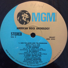 Various : American Rock Anthology (LP, Comp)