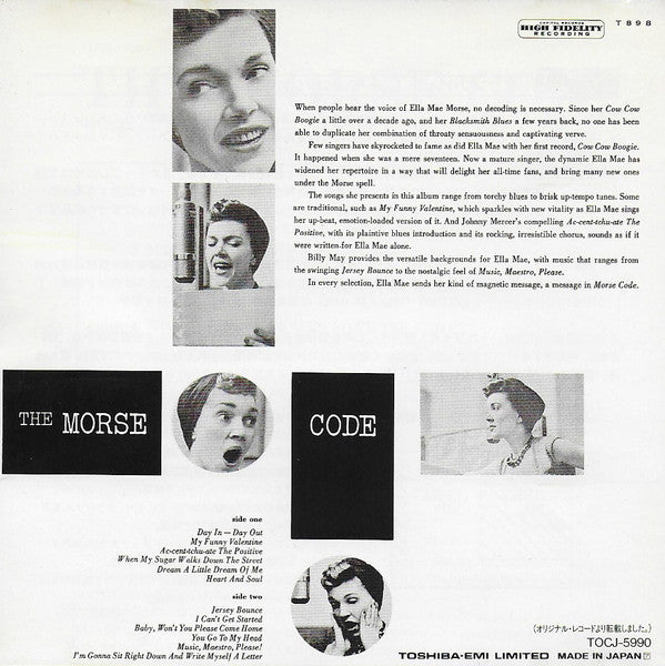 Ella Mae Morse : The Morse Code (CD, Album, Mono, RE)