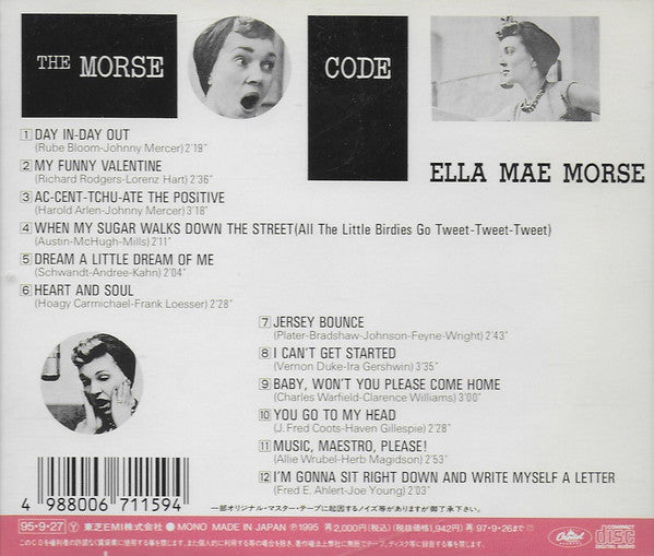 Ella Mae Morse : The Morse Code (CD, Album, Mono, RE)