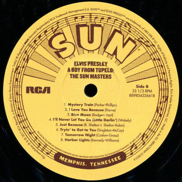 Elvis Presley : A Boy From Tupelo: The Sun Masters (LP, Comp)