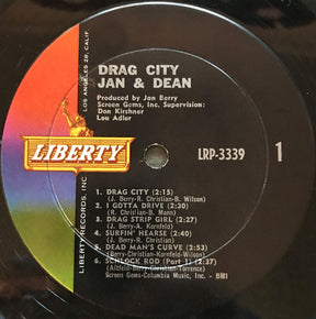 Jan & Dean : Drag City (LP, Album, Mono)