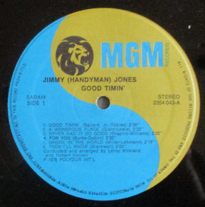 Jimmy Jones : Good Timin' (LP, Album, RE)