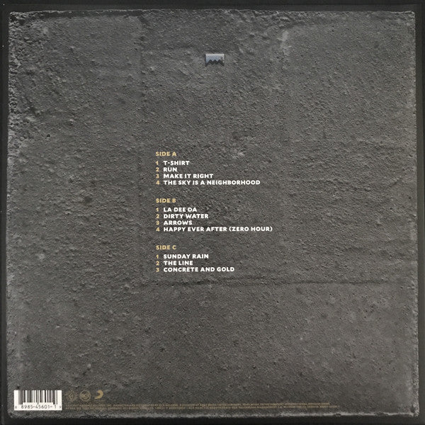 Foo Fighters : Concrete And Gold (LP + LP, S/Sided, Etch + Album)