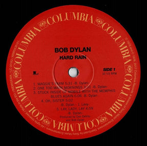 Bob Dylan : Hard Rain (LP, Album, RE)