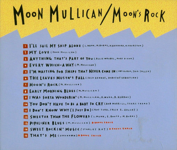 Moon Mullican : Moon Over Mullican (CD, Album, RE)