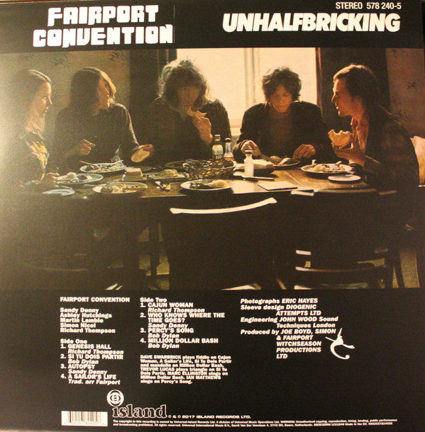 Fairport Convention : Unhalfbricking (LP, Album, RE, RM, 180)