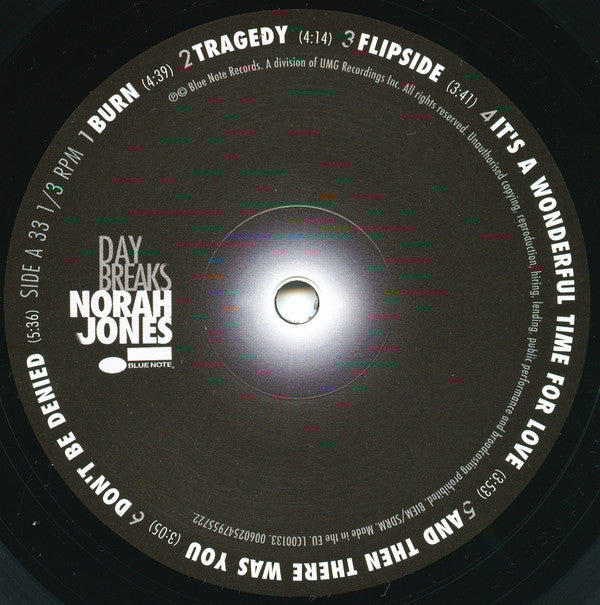 Norah Jones : Day Breaks (2xLP, Album, Dlx, Ltd, RE, 180)