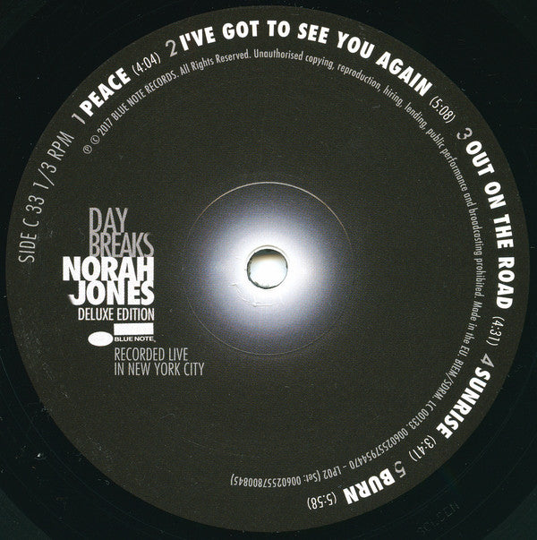 Norah Jones : Day Breaks (2xLP, Album, Dlx, Ltd, RE, 180)