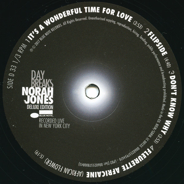 Norah Jones : Day Breaks (2xLP, Album, Dlx, Ltd, RE, 180)