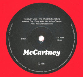 Paul McCartney : McCartney (LP, Album, Ltd, RE, RM, Red)