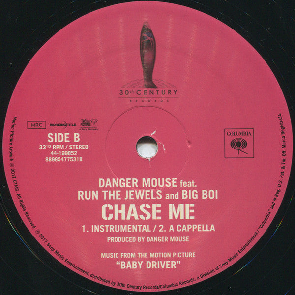 Danger Mouse Featuring Run The Jewels & Big Boi : Chase Me (12")