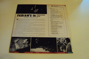 Fabian (6) : Fabian's 16 Fabulous Hits (LP, Album, Promo)