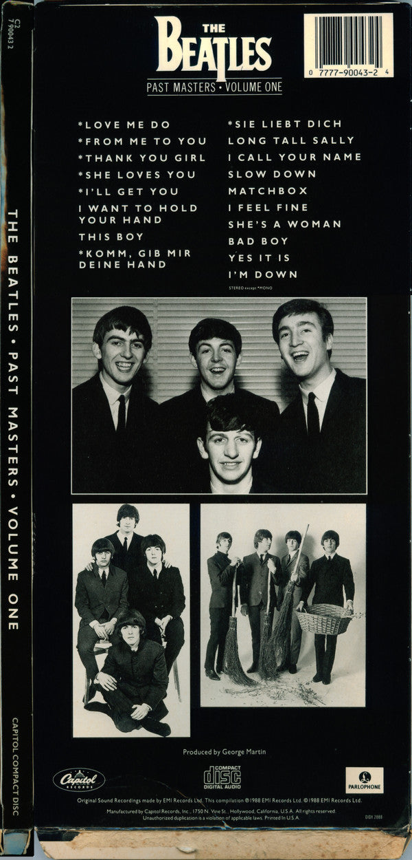 The Beatles : Past Masters • Volume One (CD, Comp, Mono, Lon)