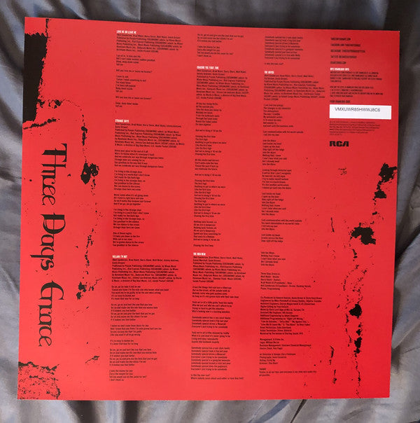 Three Days Grace : Outsider (LP, Album)