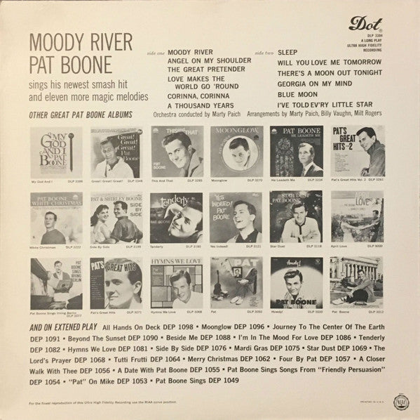 Pat Boone : Moody River (LP, Album)