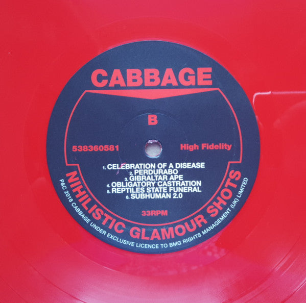 Cabbage (3) : Nihilistic Glamour Shots (LP, Album, Ltd, Red)