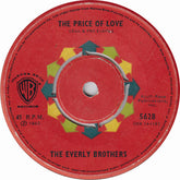 Everly Brothers : The Price Of Love (7", Single, Mono)