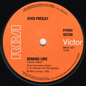 Elvis Presley : Burning Love (7")