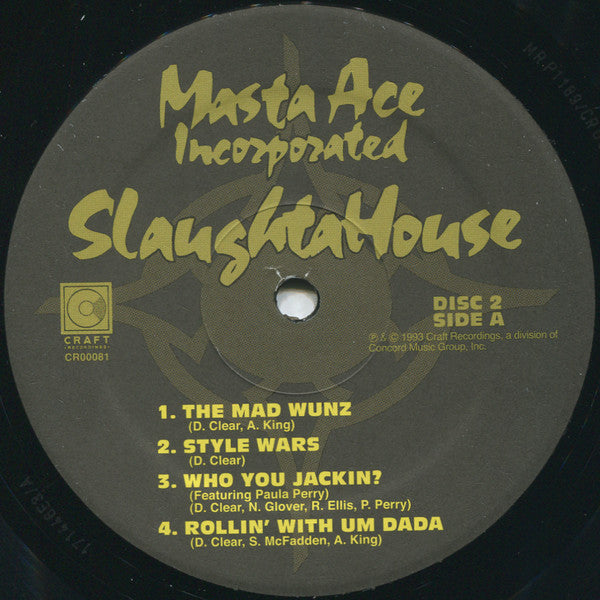 Masta Ace Incorporated : SlaughtaHouse (2xLP, Album, RE, RM)