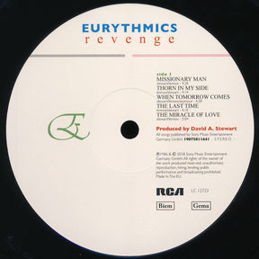 Eurythmics : Revenge (LP, Album, RE, RM, 180)