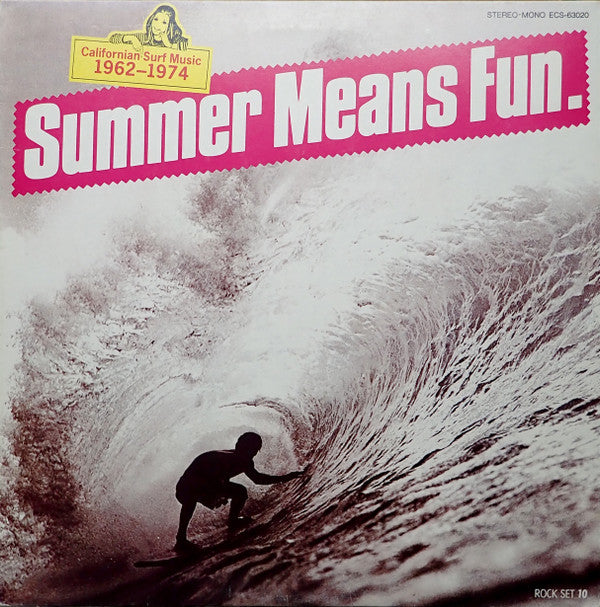 Various : California Surf Music 1962-1974 Summer Means Fun (LP, Comp, Promo)