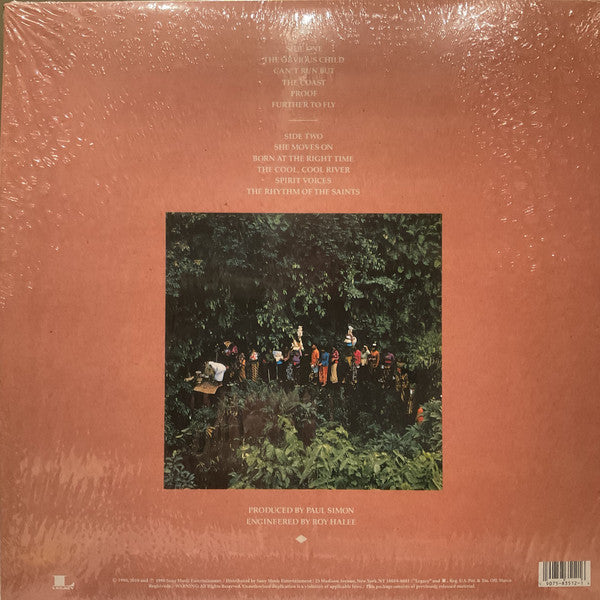 Paul Simon : The Rhythm Of The Saints (LP, Album, RE)