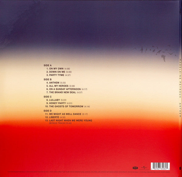 Madeleine Peyroux : Anthem (LP, Red + LP, Blu + Album, Ltd)