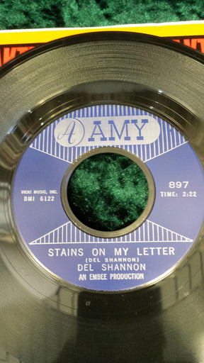 Del Shannon : Mary Jane / Stains On My Letter (7", Single)