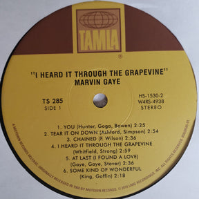 Marvin Gaye : I Heard It Through The Grapevine! (LP, Album, RE)