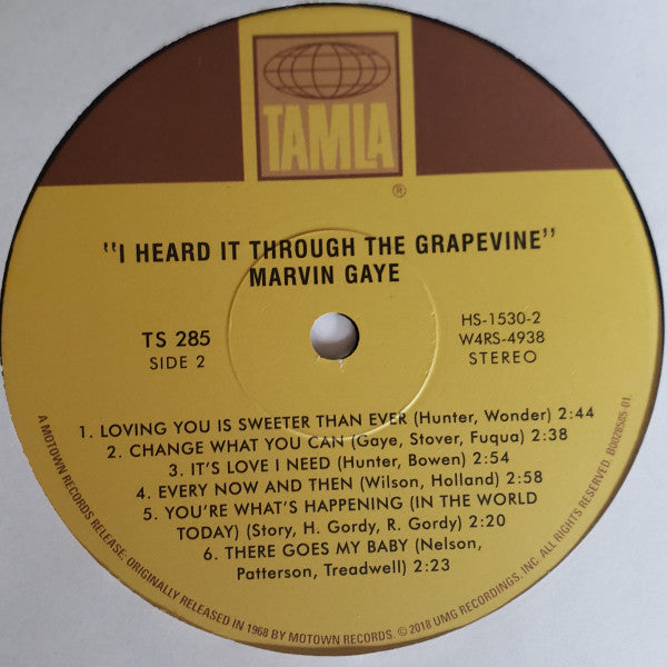 Marvin Gaye : I Heard It Through The Grapevine! (LP, Album, RE)