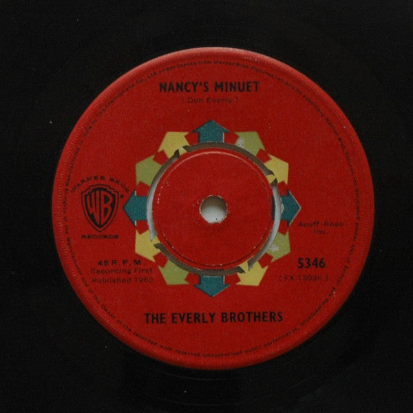 Everly Brothers : (So It Was... So It Is) So It Always Will Be / Nancy's Minuet (7", Single)