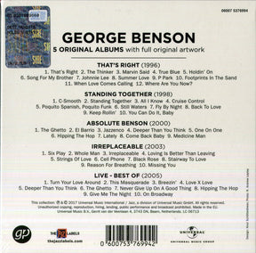 George Benson : 5 Original Albums (5xCD, Album + Box, Comp)