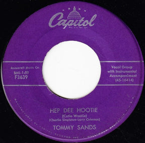 Tommy Sands : Teen-Age Crush / Hep Dee Hootie (7", Single, Scr)