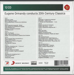 Eugene Ormandy – Various : Eugene Ormandy Conducts 20th Century Classics (12xCD, Comp, Mono, RM + Box)