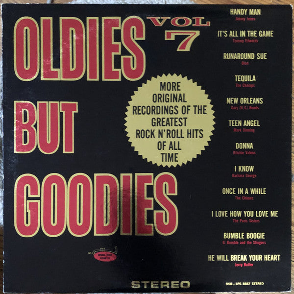 Various - Oldies But Goodies Vol. 7 | Wake Concept Store