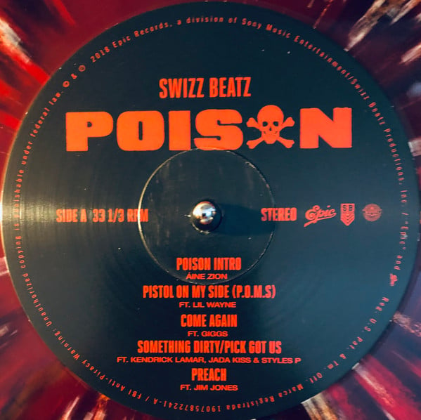 Swizz Beatz : Poison (LP, Album, Red)