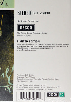 Alessandro Scarlatti / Fiorenza Cossotto / Lorenzo Alvary / Salvador Dalí : Dali In Venice (LP, RSD, Ltd, RE, Gat)