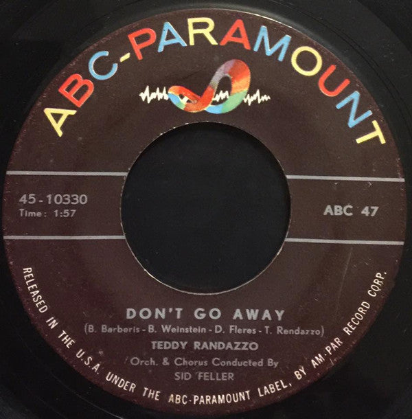 Teddy Randazzo : Don't Go Away (7", Single)