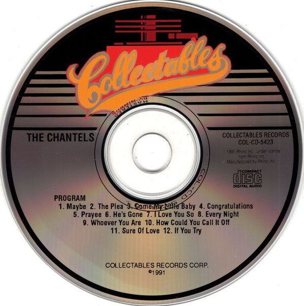 The Chantels : The Chantels (CD, Album, Mono)