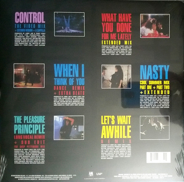 Janet Jackson : Control: The Remixes (2xLP, Comp, RE)