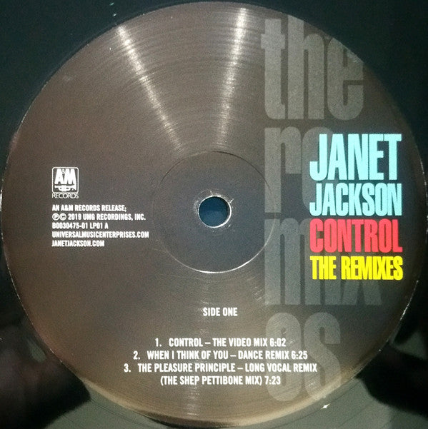 Janet Jackson : Control: The Remixes (2xLP, Comp, RE)